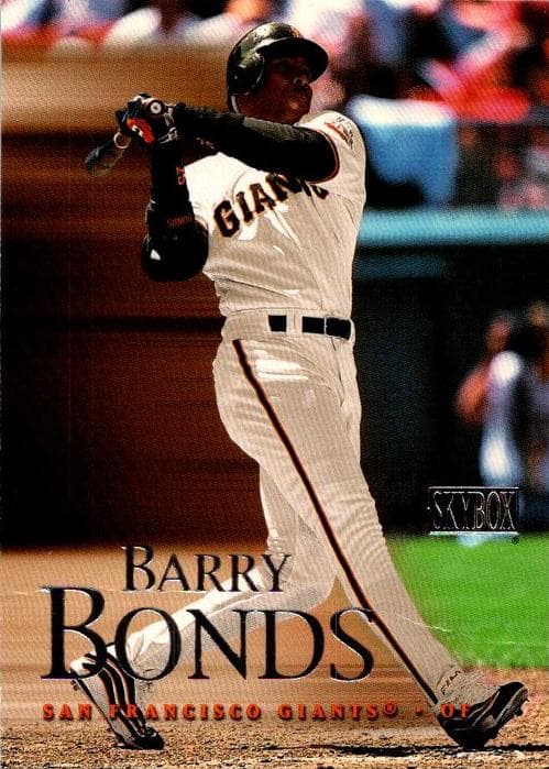 Barry Bonds 2000 fleer