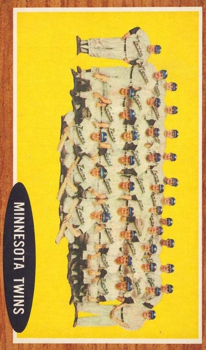 Minnesota Twins 1962 topps Topps
