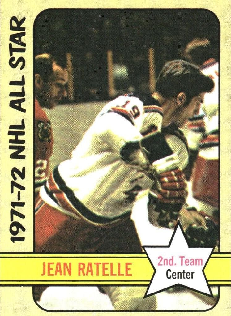 Jean Ratelle 1972 topps Topps