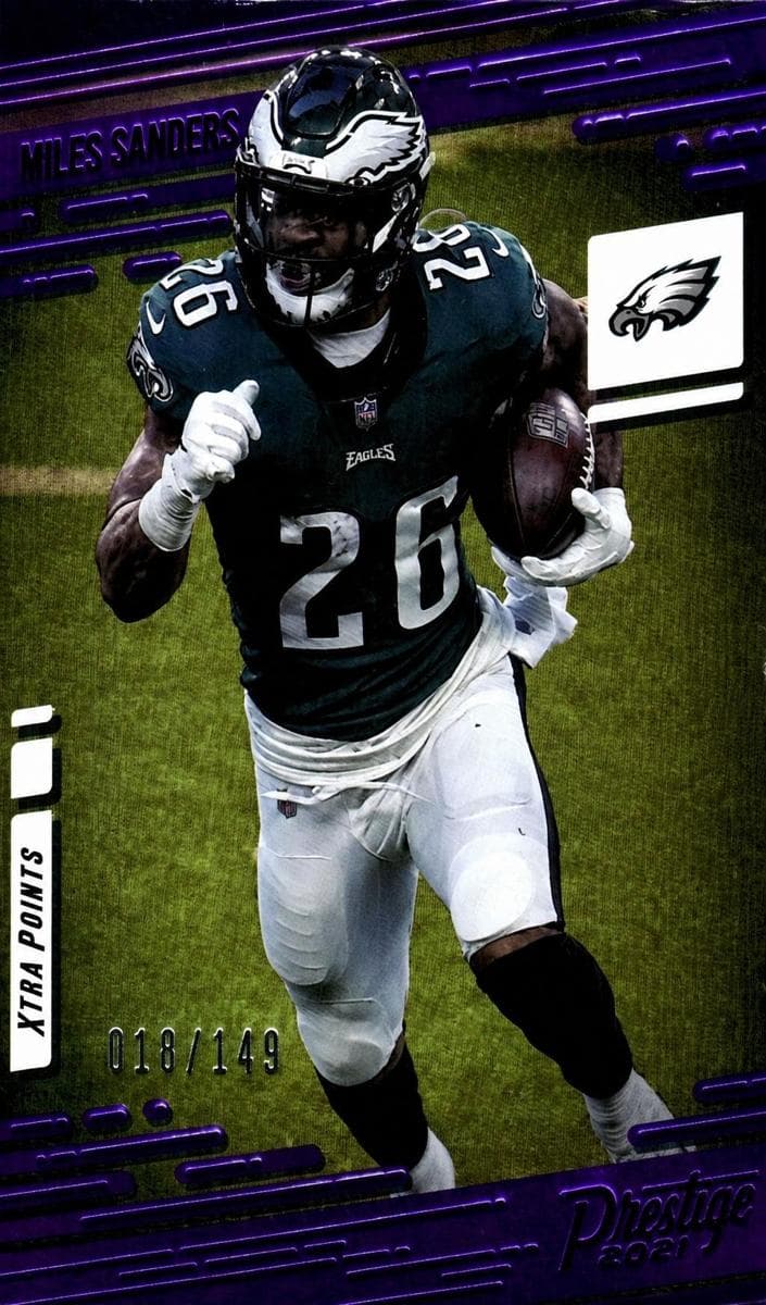 Miles Sanders 2021 panini Panini Prestige