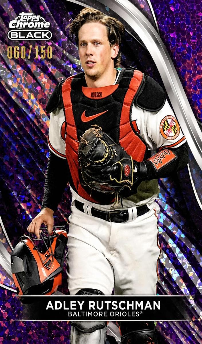 Adley Rutschman 2024 topps Topps Chrome Black