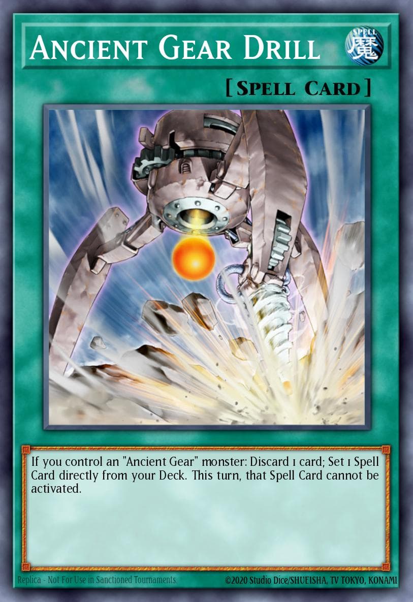 Ancient Gear Drill #SD10-EN022
