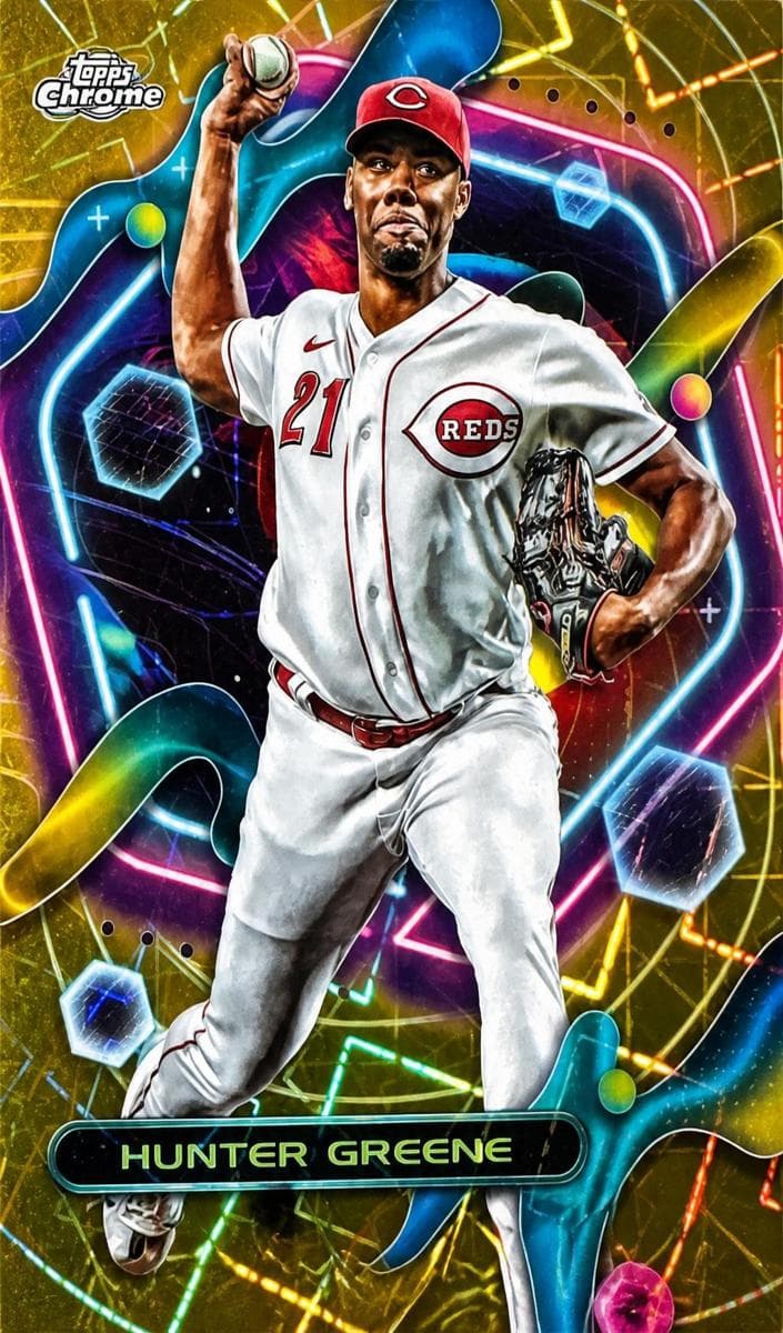 Hunter Greene 2023 topps Topps Cosmic Chrome