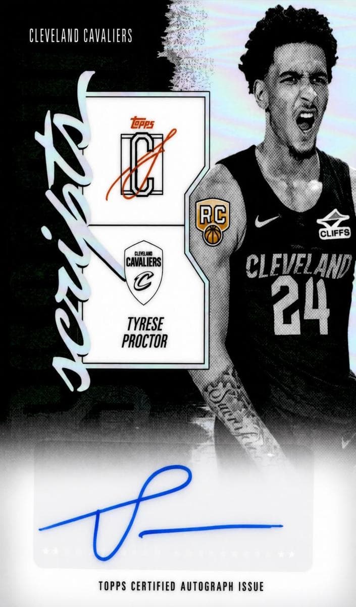Tyrese Proctor 2025 topps Topps Signature Class