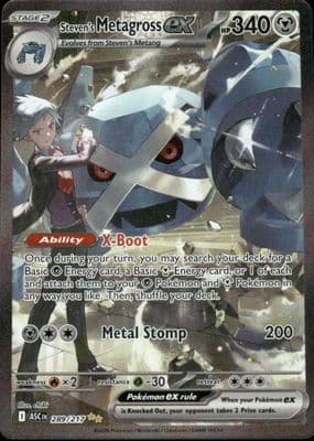 Steven's Metagross EX trading card