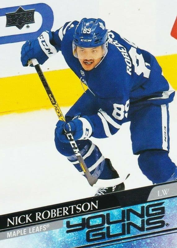 Nick Robertson trading card