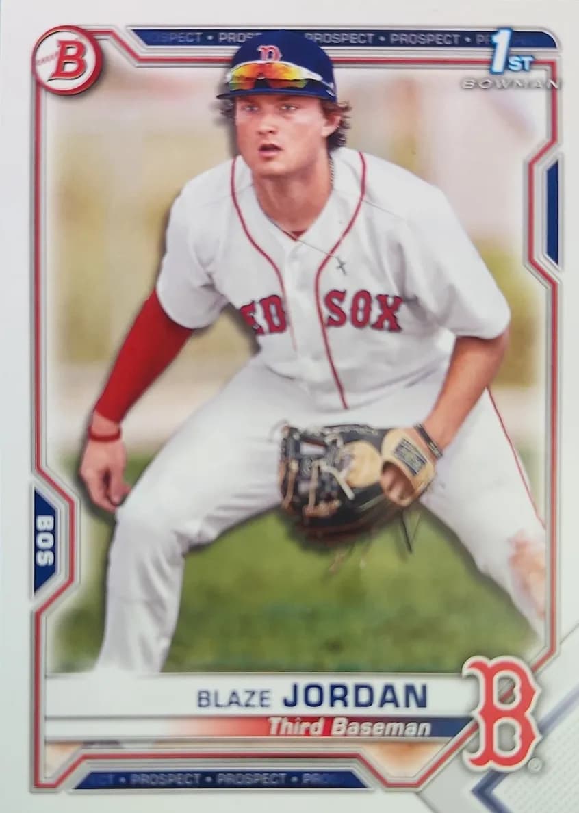 Blaze Jordan 2021 bowman Bowman