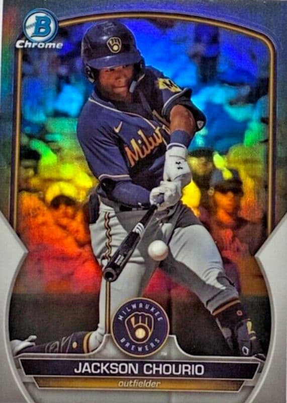 Jackson Chourio 2023 bowman Bowman Draft