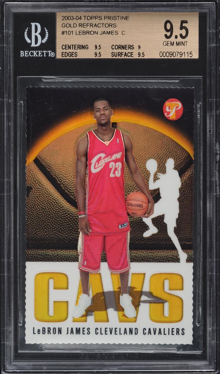 Lebron James 2003 topps Pristine