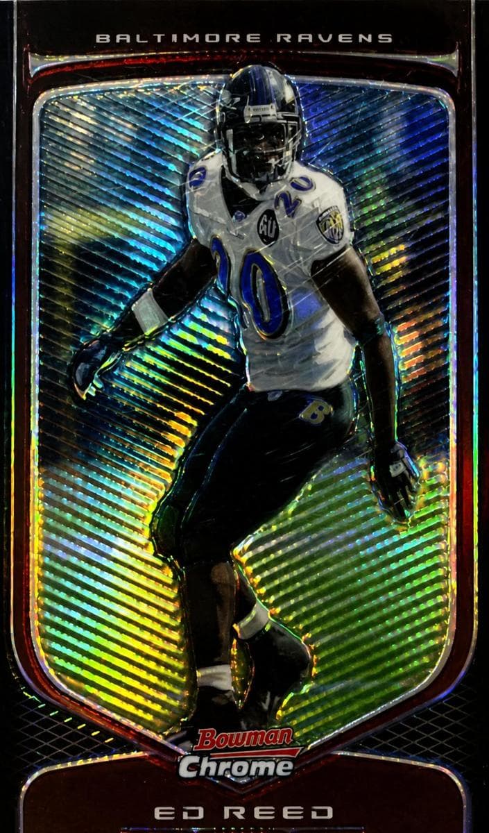 Ed Reed 2009 bowman Bowman Chrome