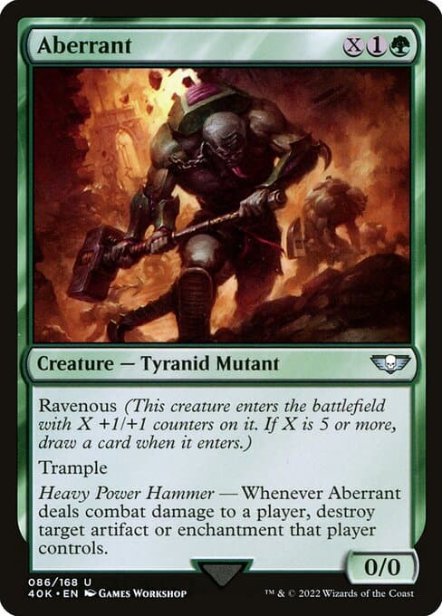Aberrant 2022 Magic: The Gathering Warhammer 40,000