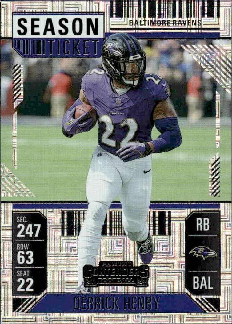 Football Mojo Derrick 2024 Panini Contenders 2024 Panini Contenders mojo