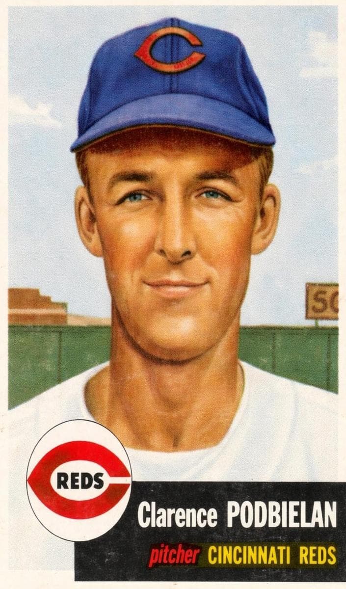 Bud Podbielan 1953 topps Topps