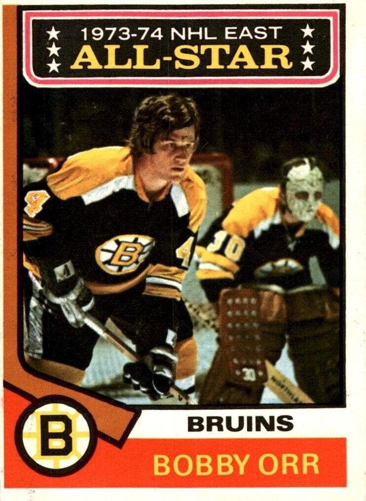 Bobby Orr 1974 topps O-Pee-Chee