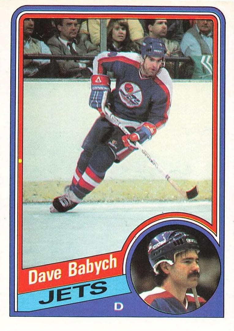 Dave Babych 1984 topps O-Pee-Chee