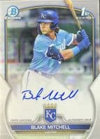 Blake Mitchell 2023 bowman Bowman Draft Chrome Prospect Auto (1st)