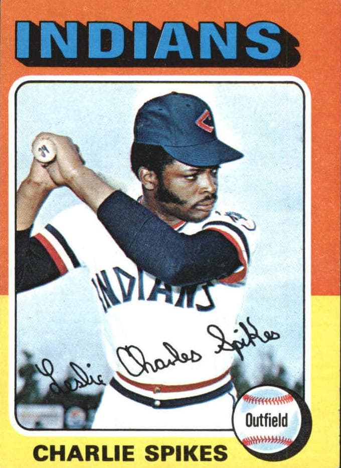 Charlie Spikes 1975 topps Topps