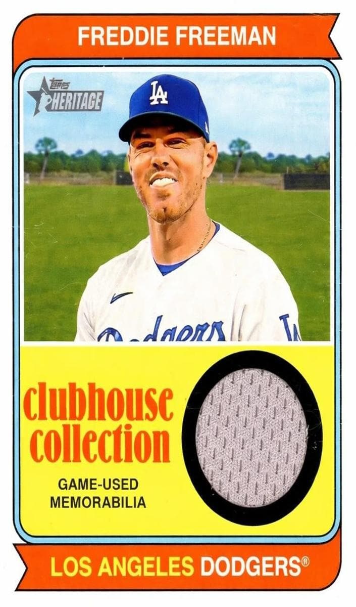 Freddie Freeman 2023 topps Topps Heritage