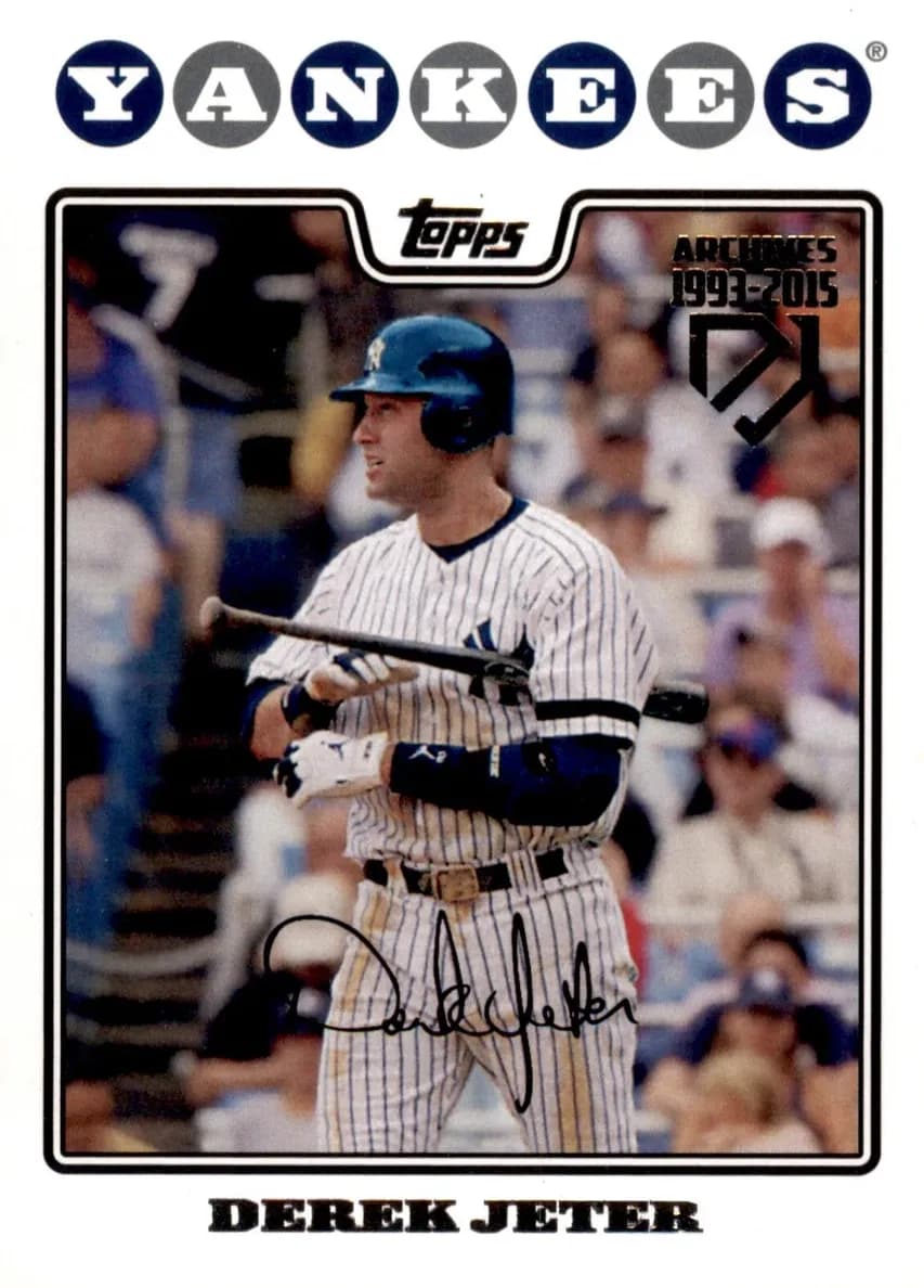 Derek Jeter 2017 topps Topps Archives