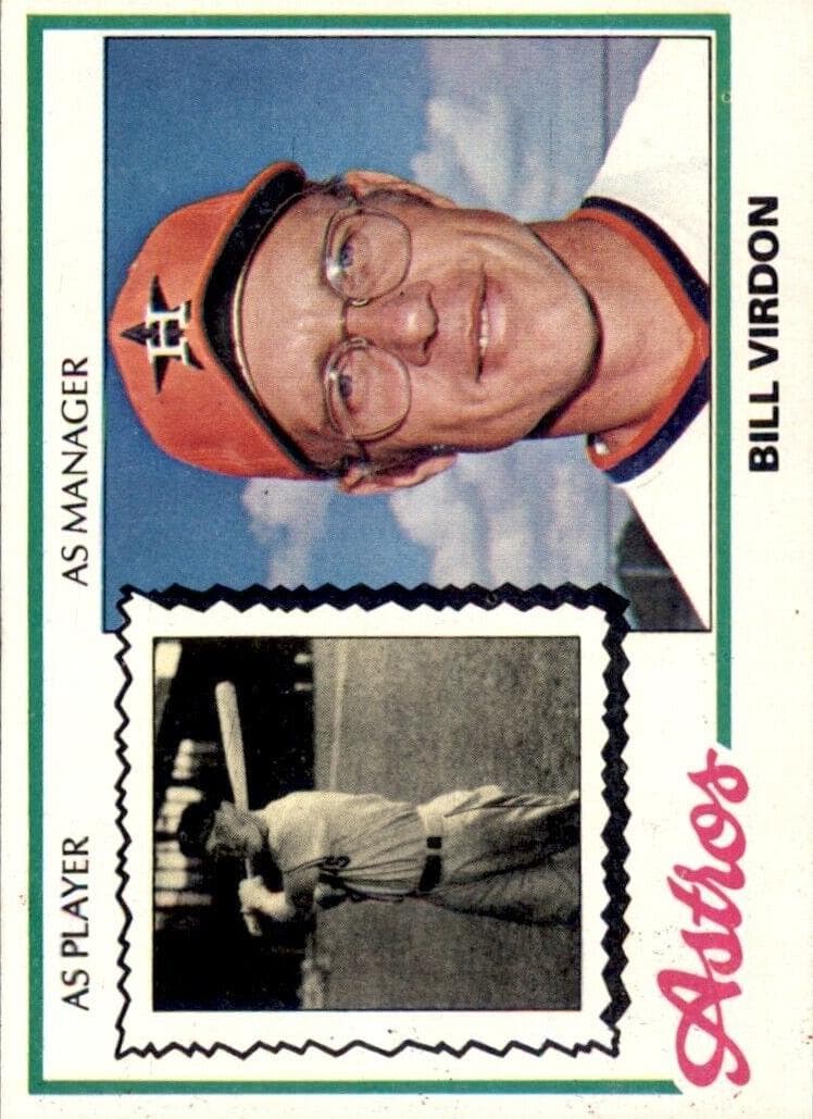 Bill Virdon 1978 topps Topps