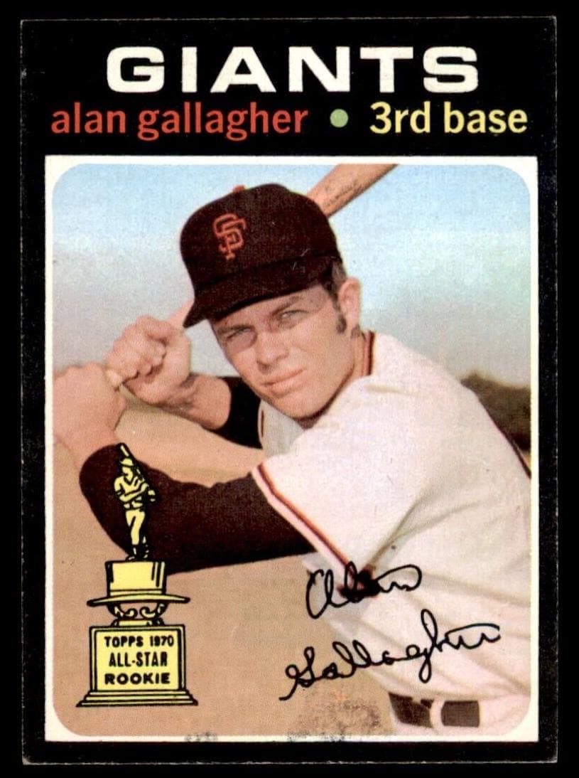 Alan Gallagher 1971 topps Topps