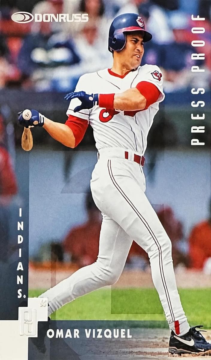 Omar Vizquel 1997 panini Donruss