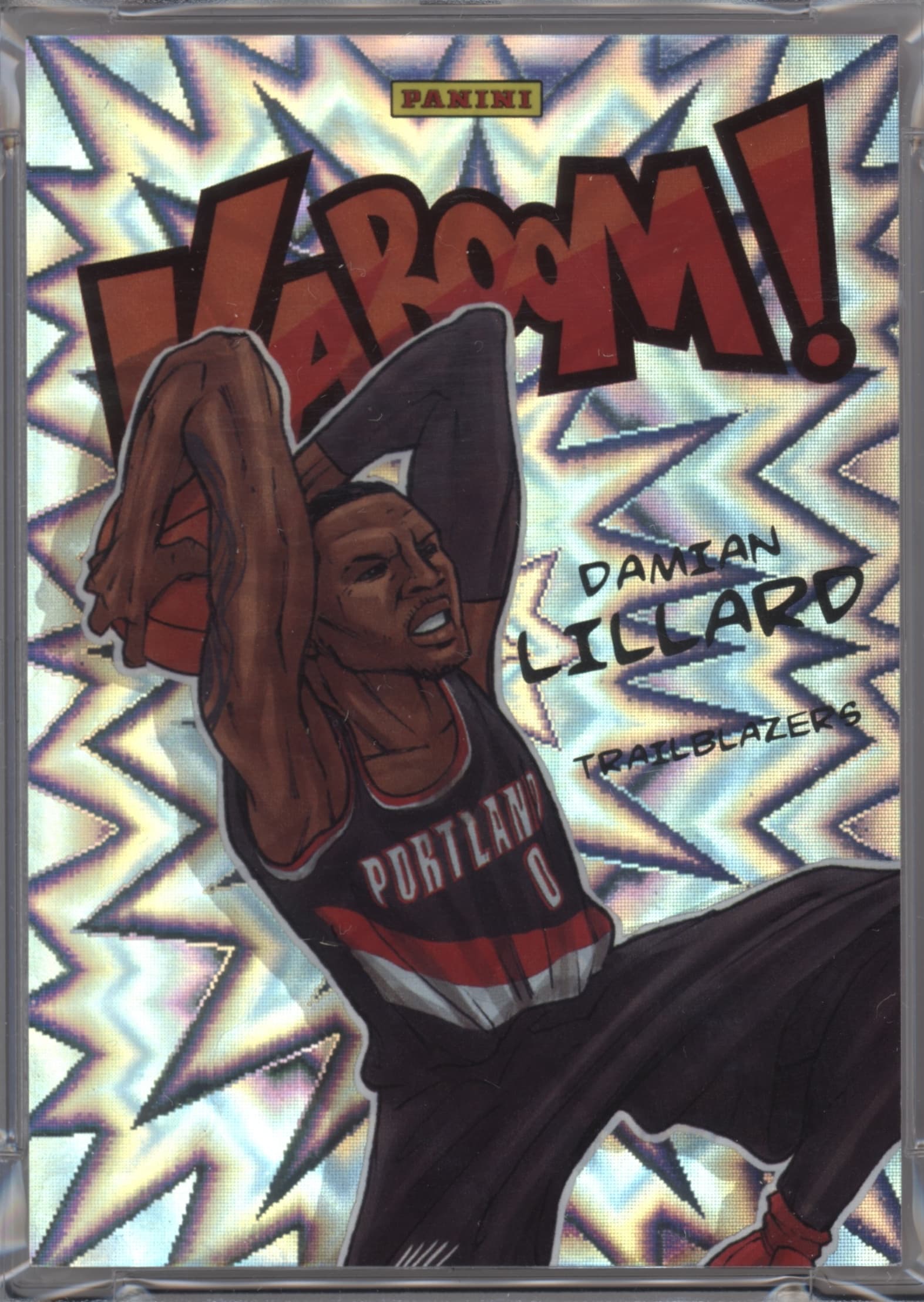Damian Lillard 2014 panini Excalibur Kaboom