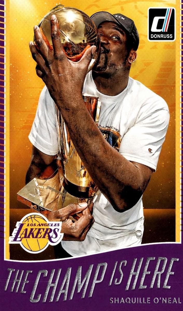 Shaquille O'Neal 2017 panini Donruss Optic