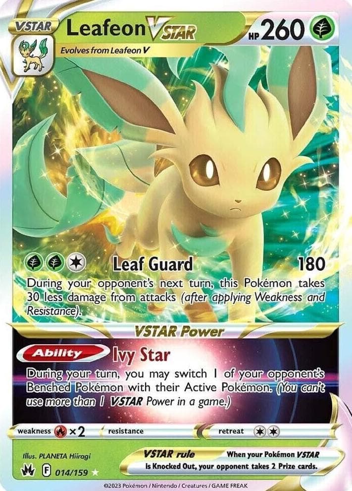 Leafeon VSTAR trading card