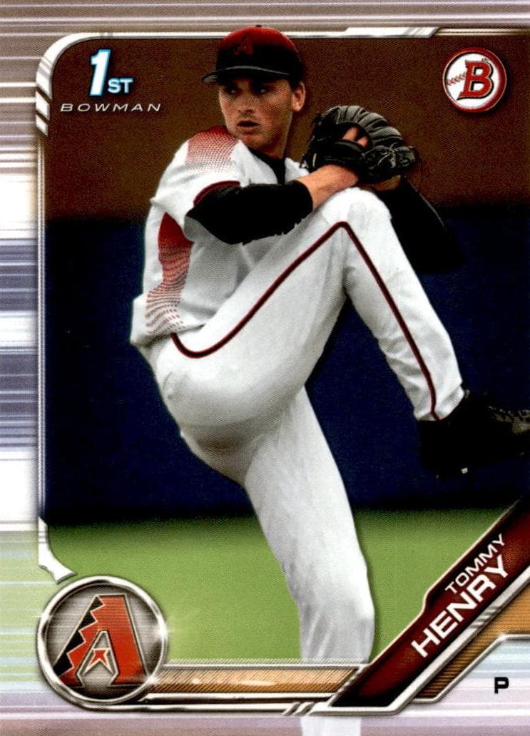 Tommy Henry 2019 bowman Bowman Draft