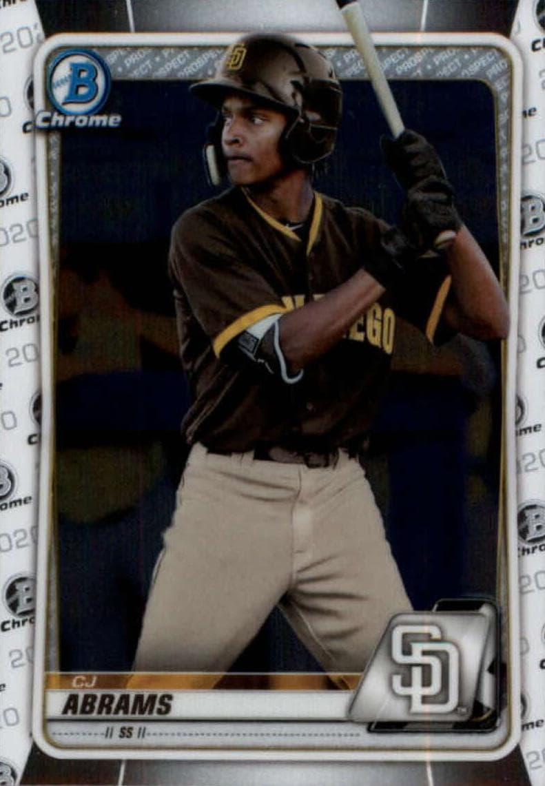CJ Abrams 2020 bowman Bowman
