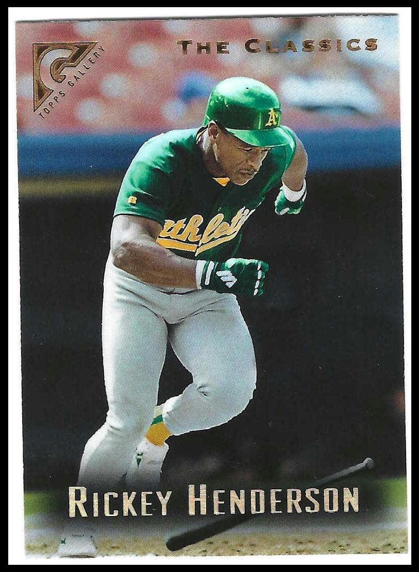 Rickey Henderson 1996 topps Topps Gallery