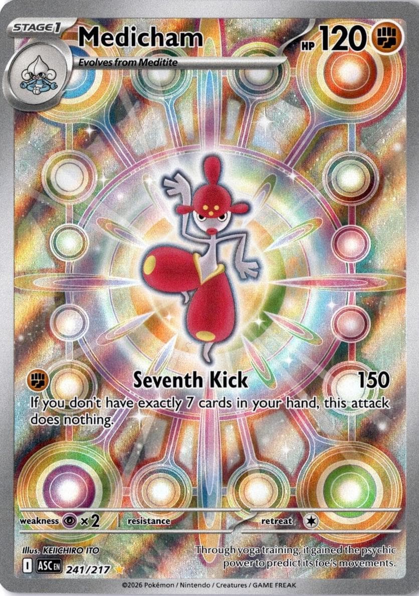 Medicham trading card