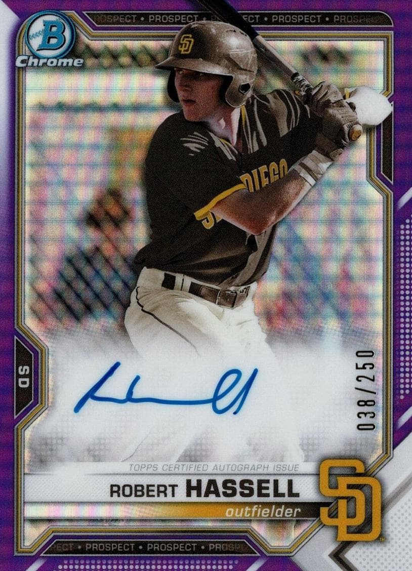 Robert Hassell 2021 bowman Bowman
