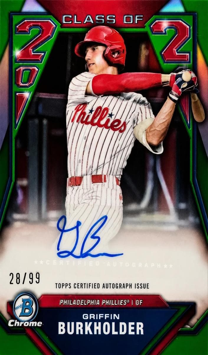 Griffin Burkholder 2024 bowman Bowman Draft
