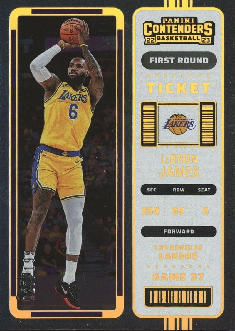 LeBron James 2022 panini Panini Contenders