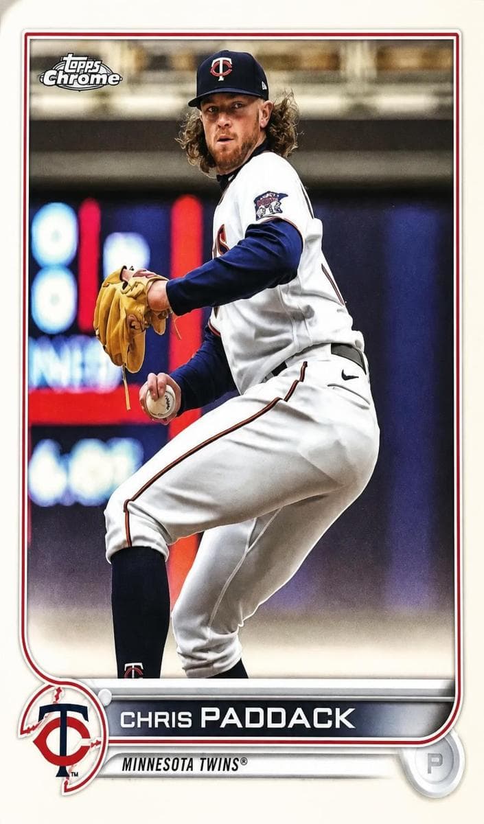Chris Paddack 2022 topps Topps Chrome Update