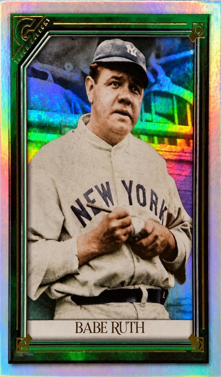 Babe Ruth 2021 topps Topps Gallery