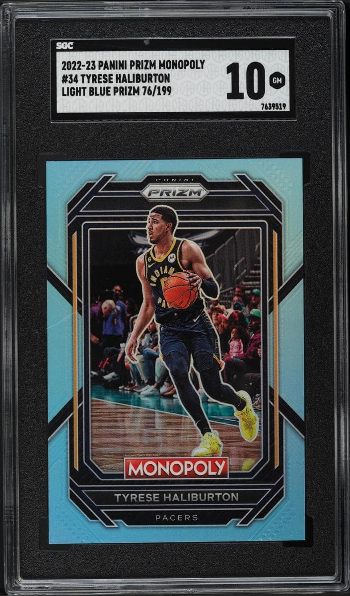 Tyrese Haliburton 2022 panini Panini Prizm Monopoly