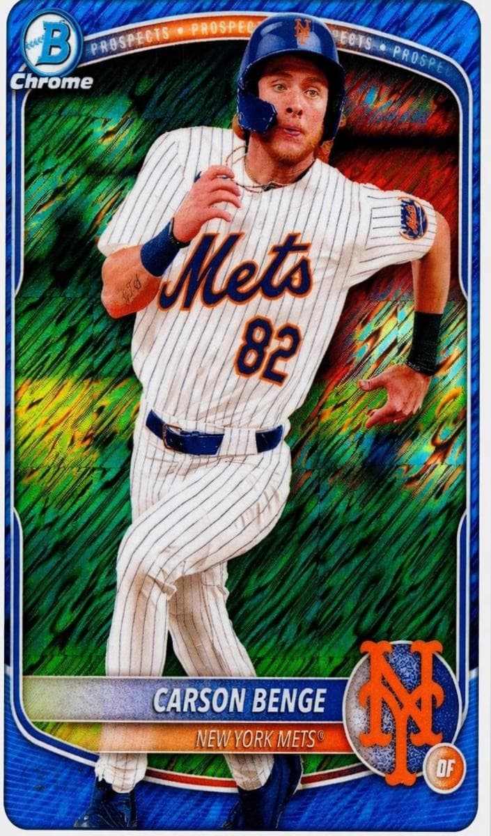 Carson Benge 2025 bowman Bowman Chrome Prospects