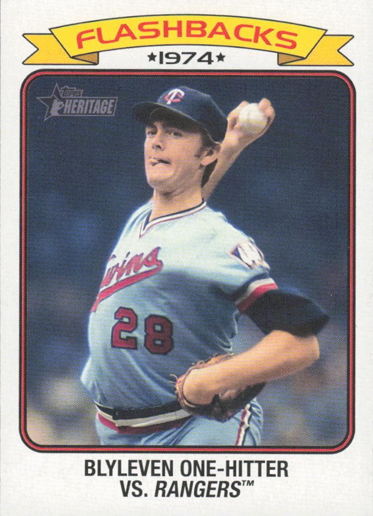 Bert Blyleven 2023 topps Topps Heritage