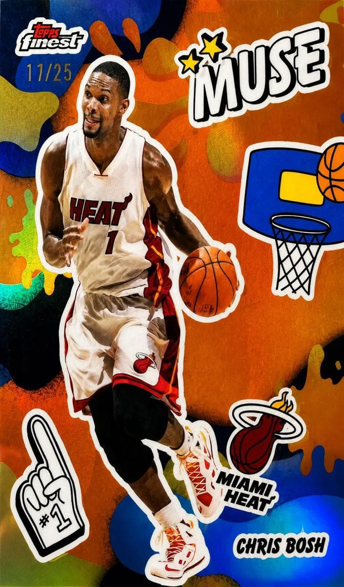 Chris Bosh trading card
