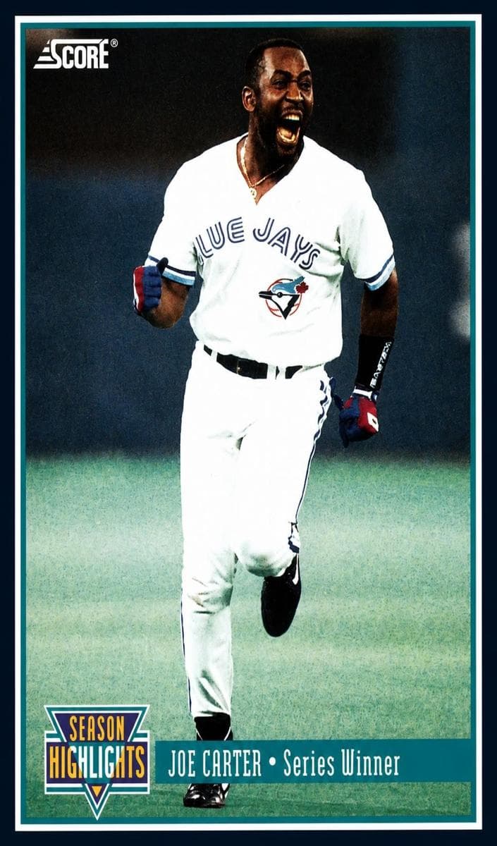 Joe Carter 1994 panini Score