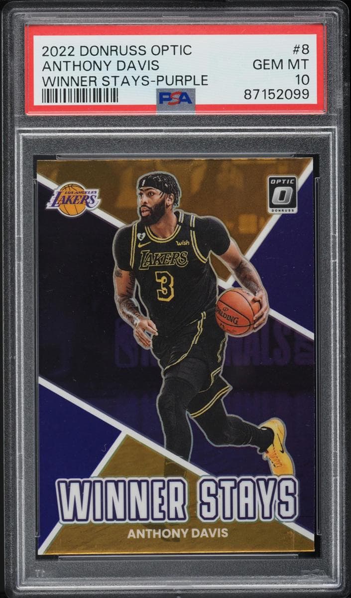 Anthony Davis 2022 panini Donruss Optic