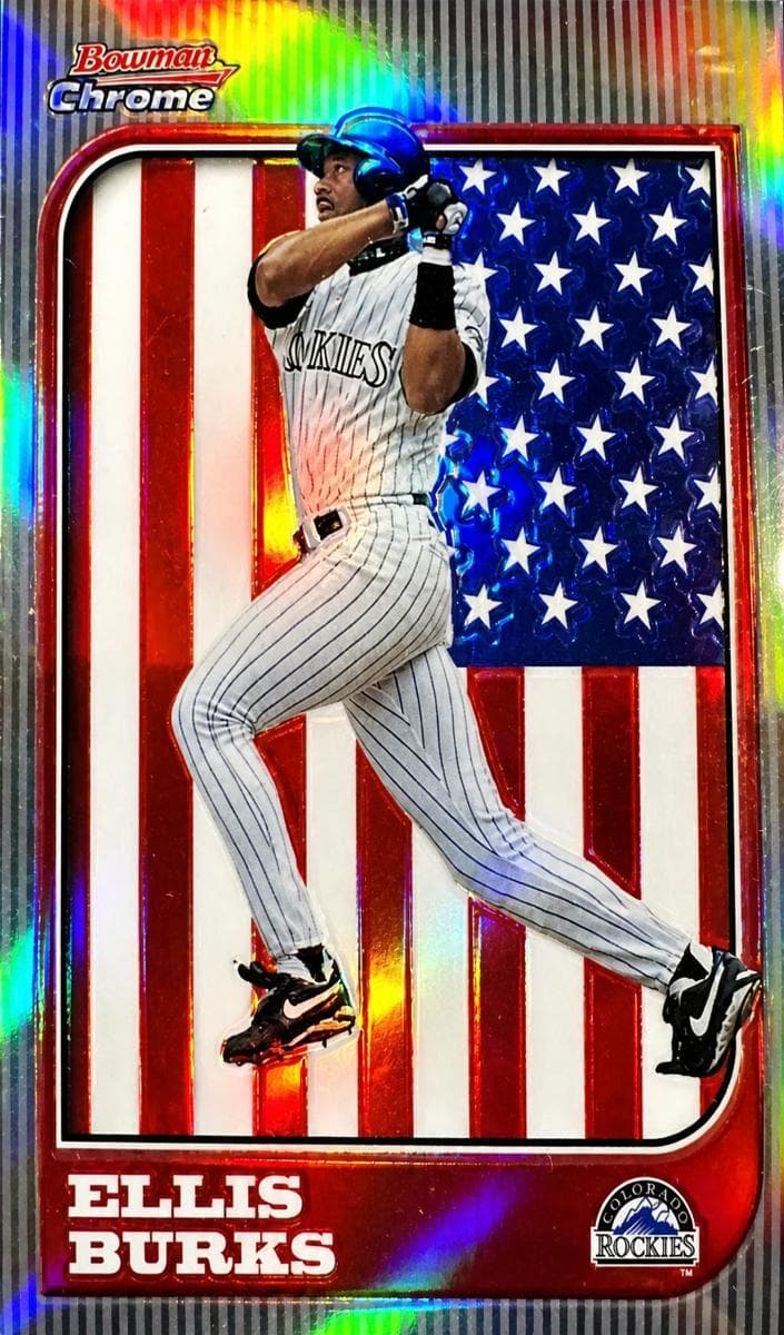 Ellis Burks 1997 bowman Bowman Chrome
