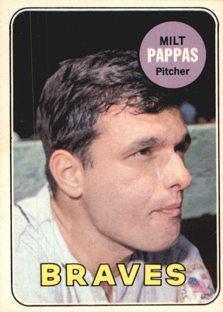 Milt Pappas 1969 topps O-Pee-Chee