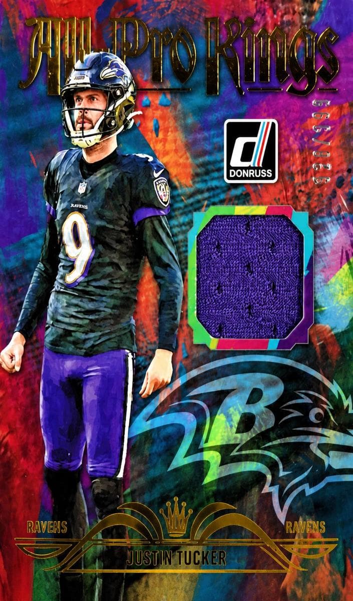 Justin Tucker 2023 panini Panini Donruss