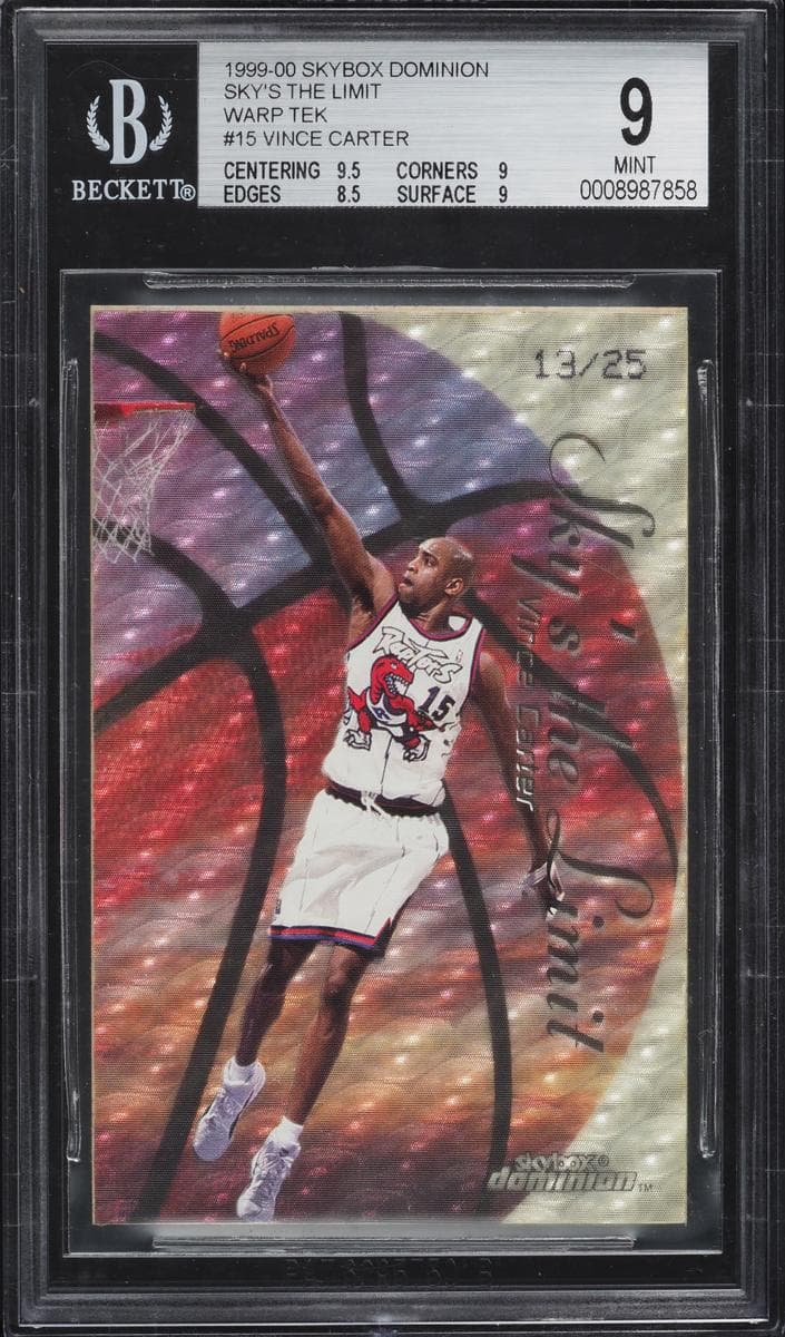 Vince Carter 1999 skybox Dominion