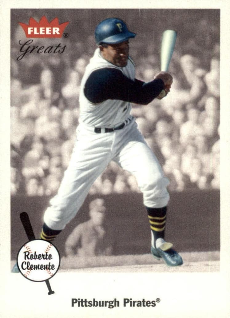 Roberto Clemente 2002 fleer Fleer Greats of the Game
