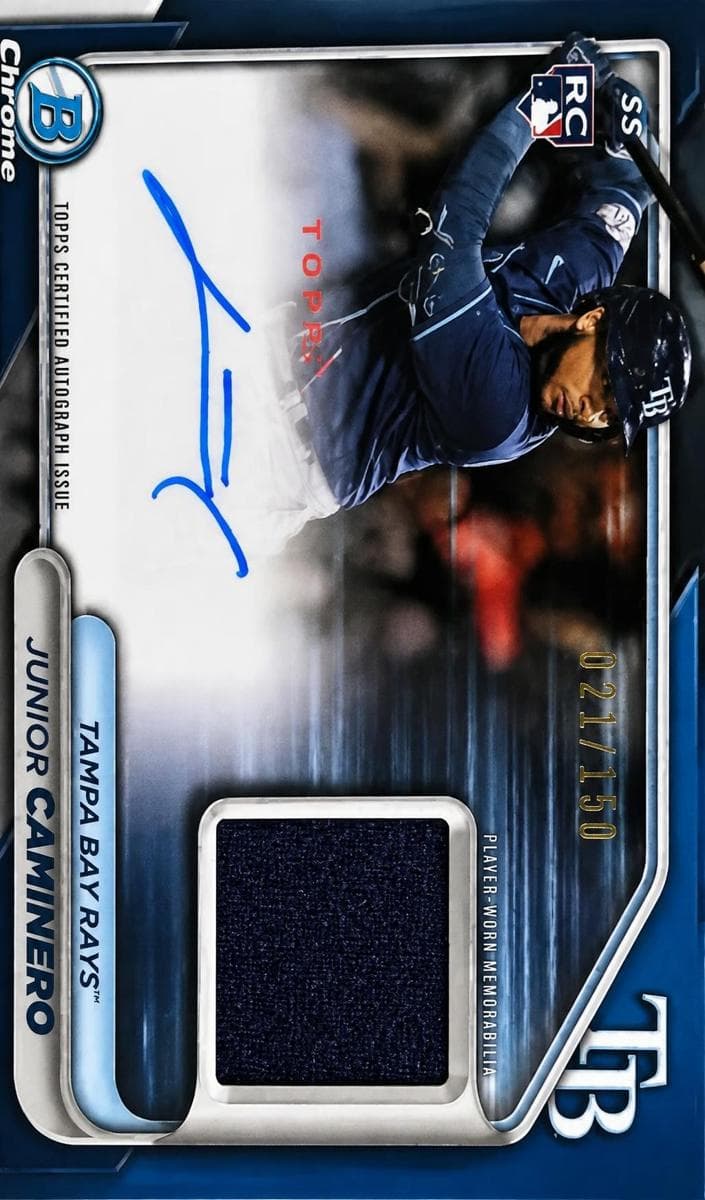 Junior Caminero 2024 bowman Bowman Chrome